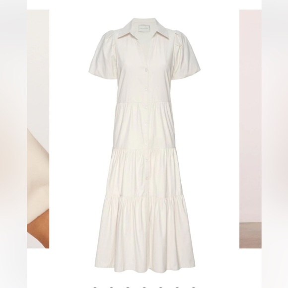 ⭐️Brochu Walker Havana dress⭐️ cream color size medium - Picture 6 of 11